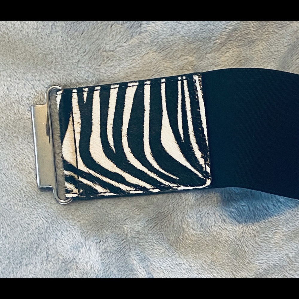 Zebra Print Belt - Picture 5 of 8